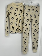 Hanna Andersson 2-Piece Organic Cotton Long Sleeve Penguin Pajamas 160 cm 14 16