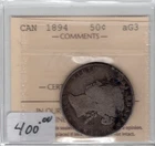 CAN  1894 50 cent aG3