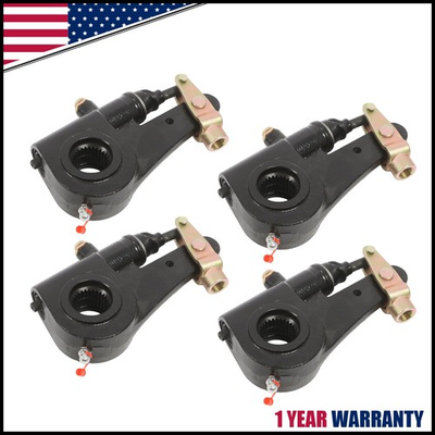 #ad #ad 4 PCS Auto Slack Adjuster 28 Spline 5.5quot; For Meritor R801073 E11401 801073 New $129.58