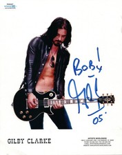 Gilby Clarke Guns N Roses Autographed 8x10 Solo Photo ACOA