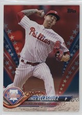 2018 Topps Independence Day 64/76 Vince Velasquez #628 0h0m