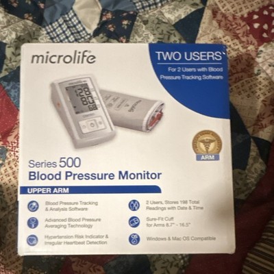 Microlife Series 500 Arm Blood Pressure Monitor with Tracking Software