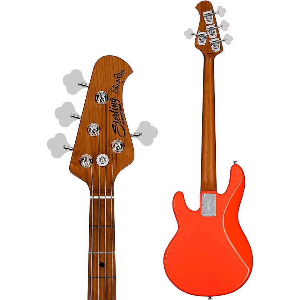 Sterling by Music Man StingRay Short Scale Bass Fiesta Red - Image 4 of 4