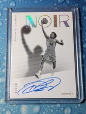 2018-19 Noir Devonte Graham Shadow Sigs Rookie Auto RC Gold #'d /10 Hornets
