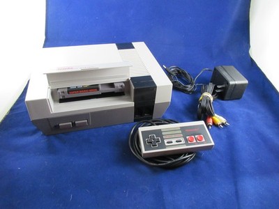 Original Nintendo Entertainment System NES-001 - Cleaned & Tested /w Mario Bros.