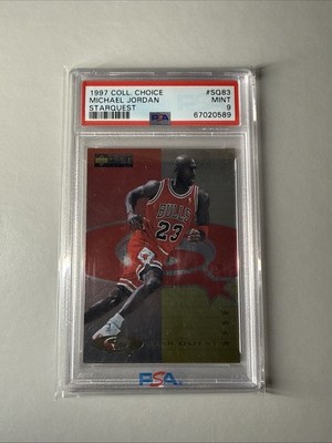 1997 Upper Deck Collector s Choice Michael Jordan Starquest #SQ83 PSA 9