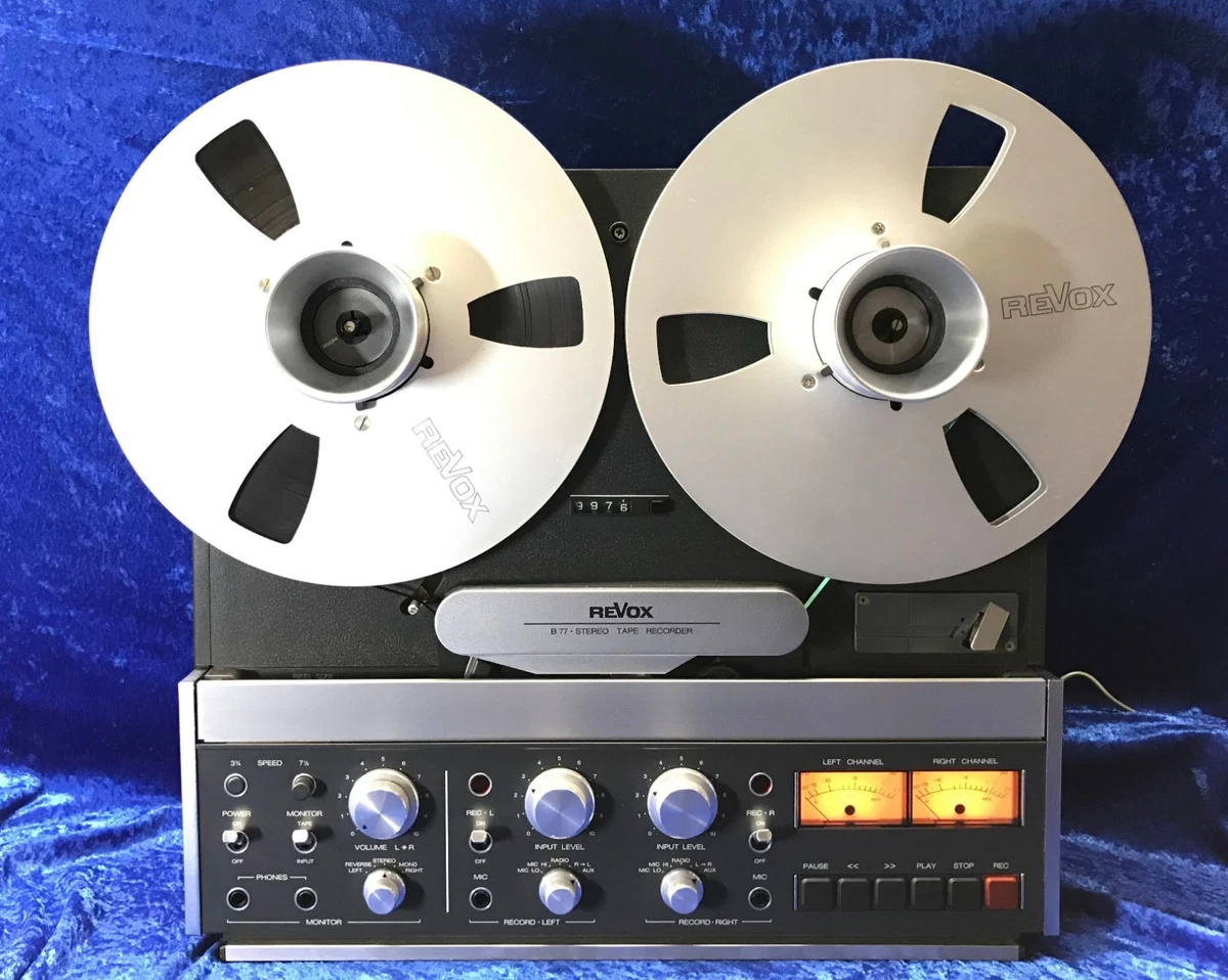 Façade Avant Pour Magnétophone Revox B77 - Occasion, Fonctionnelle
