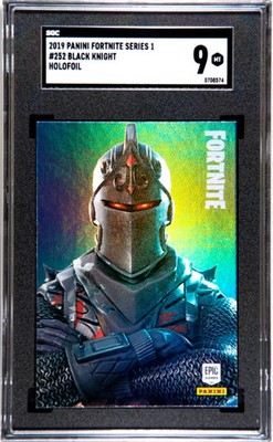 2019 Panini Fortnite Series 1 USA Black Knight Holofoil #252 SGC 9