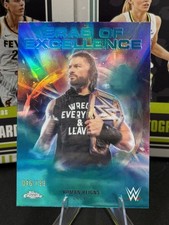 2026 Roman Reigns Topps Chrome WWE Eras of Excellence Aqua /199