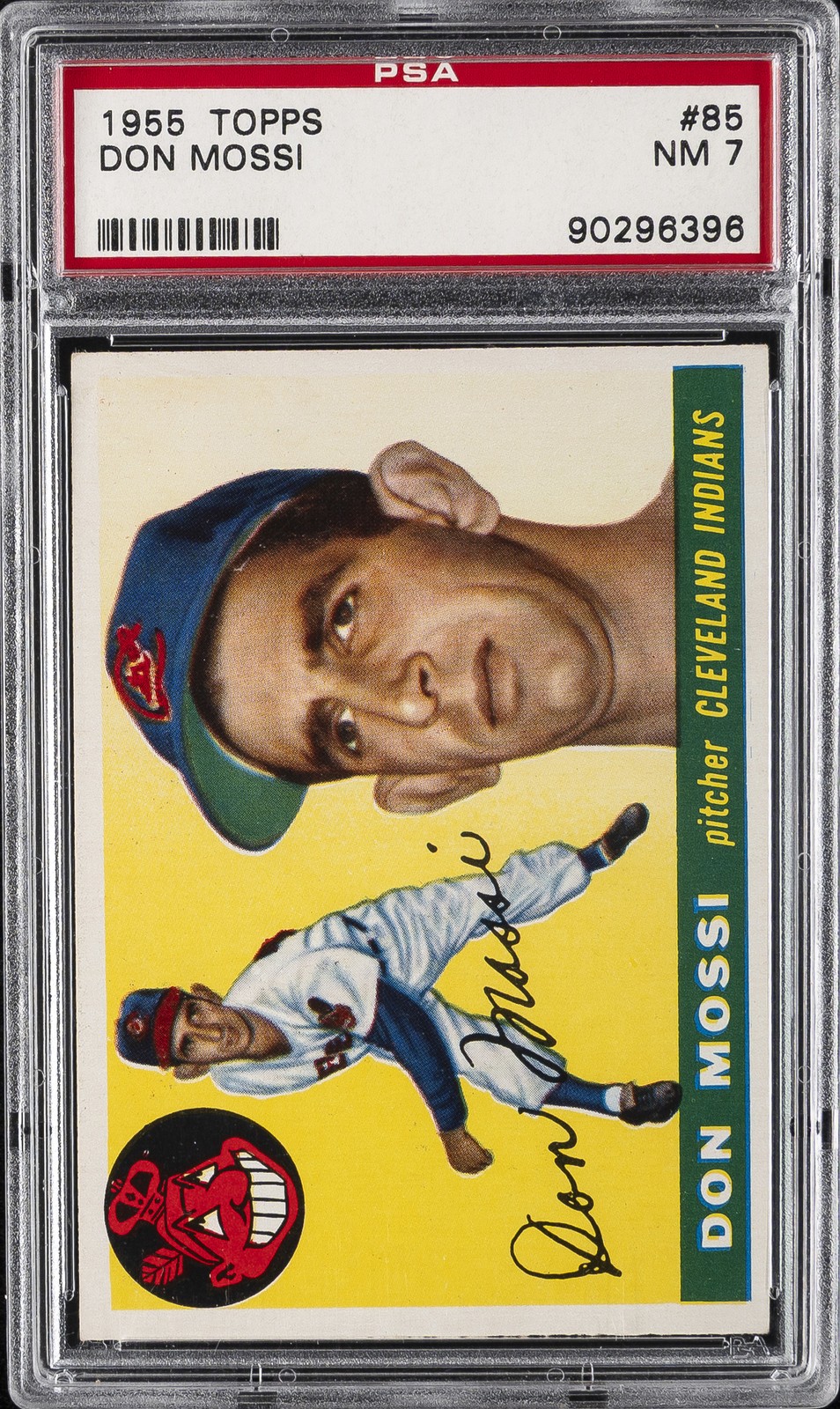 1955 TOPPS #85 DON MOSSI PSA 7