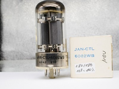 1x JAN-CTL-6082 WB NEW in Box Chatham Audio Receiver TUBE Röhre