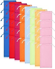 40 Pack Microfiber Case Pouch Bag Glasses Sunglasses Case with 2 Multi-color