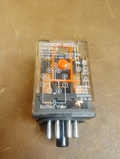 Omron MK2P-S Relay(s) 24VAC Coil DPDT 10A Contacts 8-Pin Octal Base Type - USED