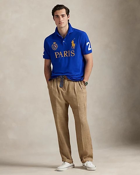 Polo Ralph Lauren Classic Fit Paris Mesh Polo Sz Large Men | eBay
