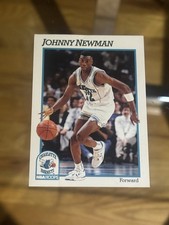 Johnny Newman #23 1991-92 Hoops Charlotte Hornets Basketball Card