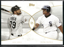 Topps Dynamic Duals Baseball Base Card 8 Jose Abreu / Frank Thomas - PR: 1200