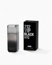 Carolina Herrera 212 VIP Black Elixir Eau De Parfum 3.4 oz for Men Luxury Scent