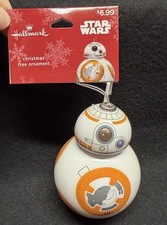 Hallmark Christmas tree Ornament Star Wars BB-8 BB8 Droid from 2016 1HCM8893