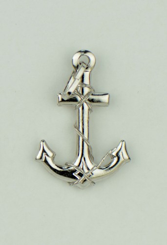 Sterling Silver Anchor Pendant 925 with BOX - Picture 3 of 3