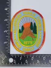 Vintage 1975 Boy Scouts Allegheny Trails Early Bird Official Embroidered Patch