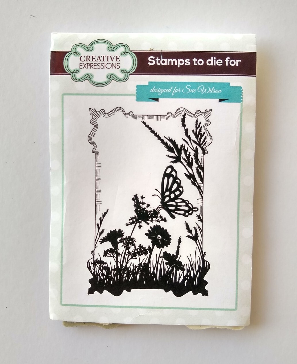 Creative Expressions Stamps To Die For Butterfly Meadow Sue Wilson Stamp UMS552