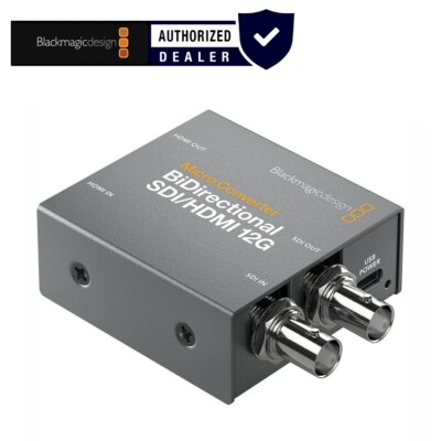 Blackmagic Design Âµ Converter BiDirect SDI/HDMI 12G with - Compatible with HDMI