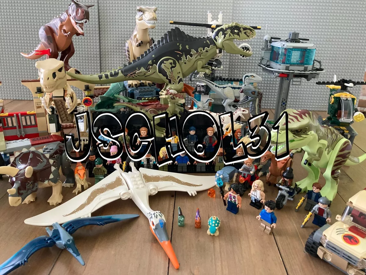 LEGO Jurassic World Gallimimus and Pteranodon Breakout 75940, Dinosaur  Building Kit for Kids, Featuring Owen Grady, Claire Dearing and ACU Trooper