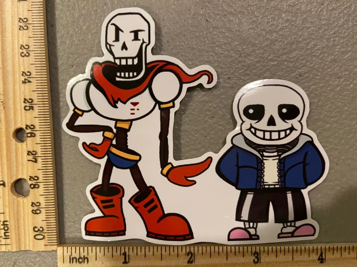  Undertale - Sans and Papyrus Sticker Bumper Sticker