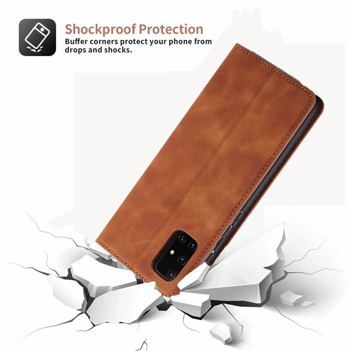 Pour Samsung S24+ S23 Ultra S22 S21 FE S20 Coque Étui Portefeuille en Cuir - Zdjęcie 12 z 50