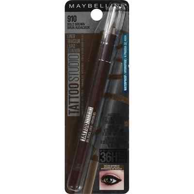 (CHOICE of Shade) Maybelline Tattoo Studio Liner Waterproof Sharpenable Intense