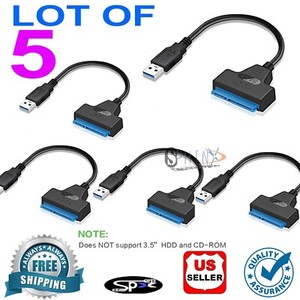 SATA 7 15 Pin 22pin to USB 2.0 Adapter Cable for 2.5 HDD Laptop Hard Disk Drive