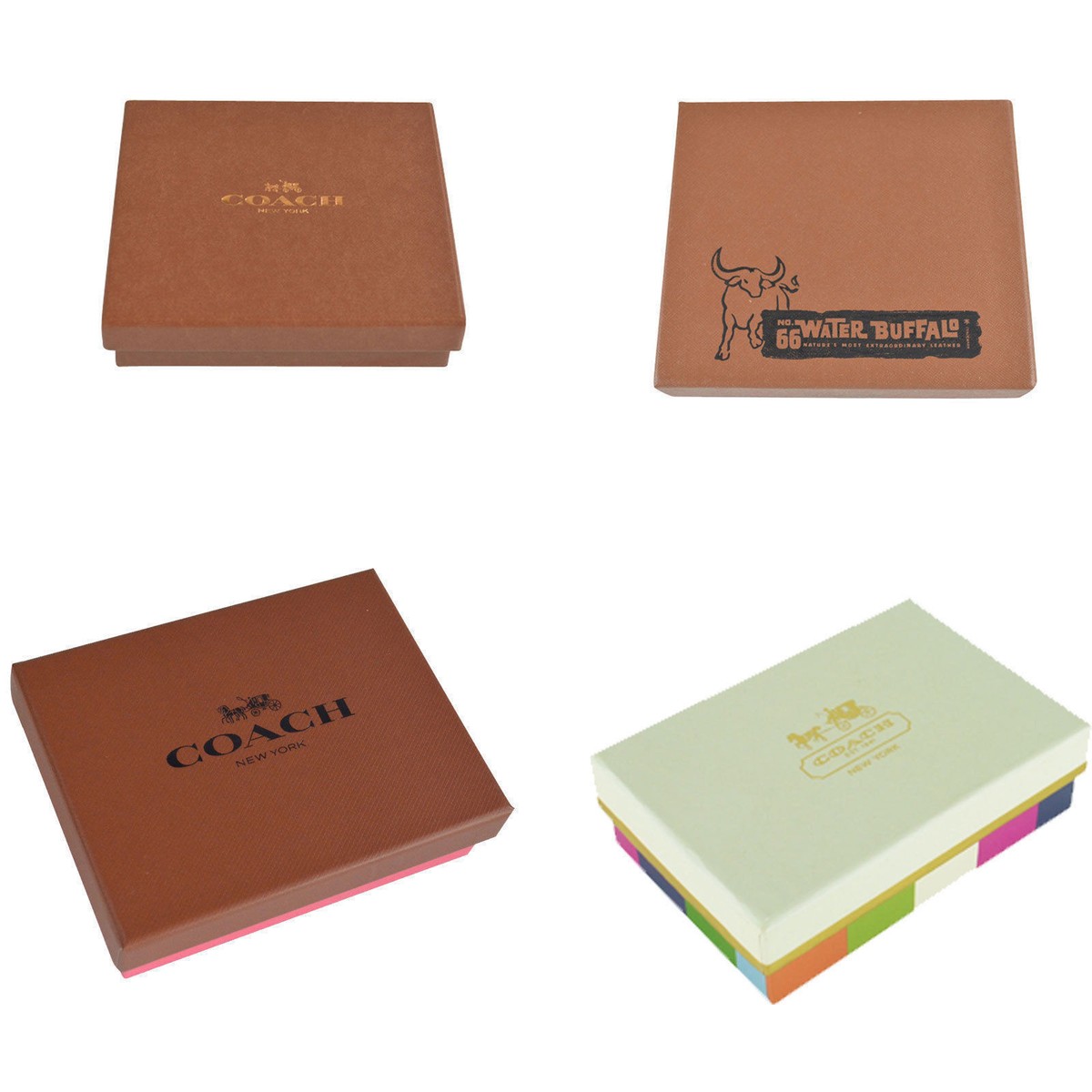 小物 Like new coach signature mini coin case Coach Gift Box for Coin Case/Small Wallet/Keychain | eBay