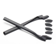 Replacement Ear Socks  Nose Pieces Kit For-Oakley Half Jacket 2.0 OO9144- Grey