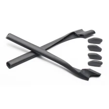 Replacement Ear Socks & Nose Pieces Kit For-Oakley Half Jacket 2.0 OO9144- Grey