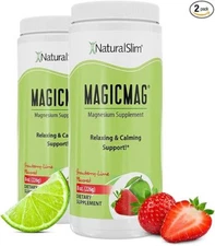 NaturalSlim MagicMag Magnesium Citrate Powder 2-Pack