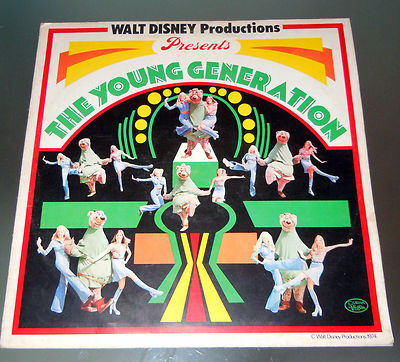 The Young Generation LP 33 Walt Disney Production 1974 Buena Vista Bvs 5007
