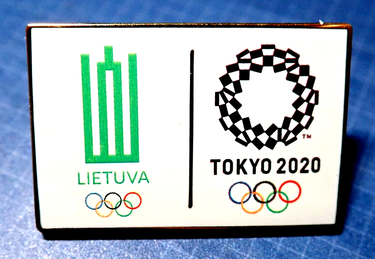 BEAUTIFUL OFFICIAL LITHUANIA NOC TOKYO 2020 2021 OLYMPIC GAMES PIN