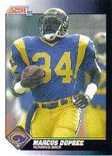 1991 Score Football Pick Complete Your Set #251-500 RC Stars