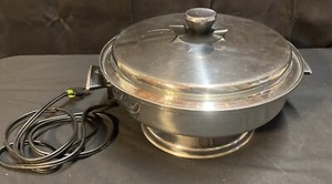 Vollrath Egg Poacher  Skillet  Stainless Steel Swivel Base  Model 24 Working