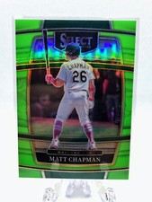 2022 Select Base Neon Green #75 Matt Chapman /99 - Oakland A's