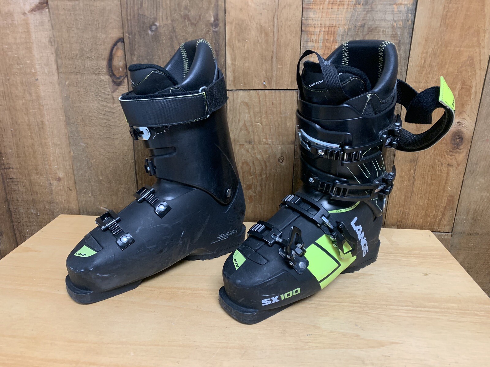 SALOMON Scarponi da sci Lange SX100 296 mm 255 XL fibbie nero