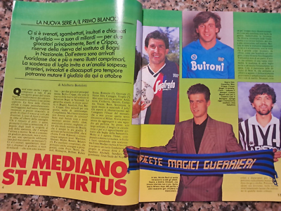 GUERIN SPORTIVO N.8 1983-Tuttocoppe-Fummeto Ancelotti Story-Poster Nino