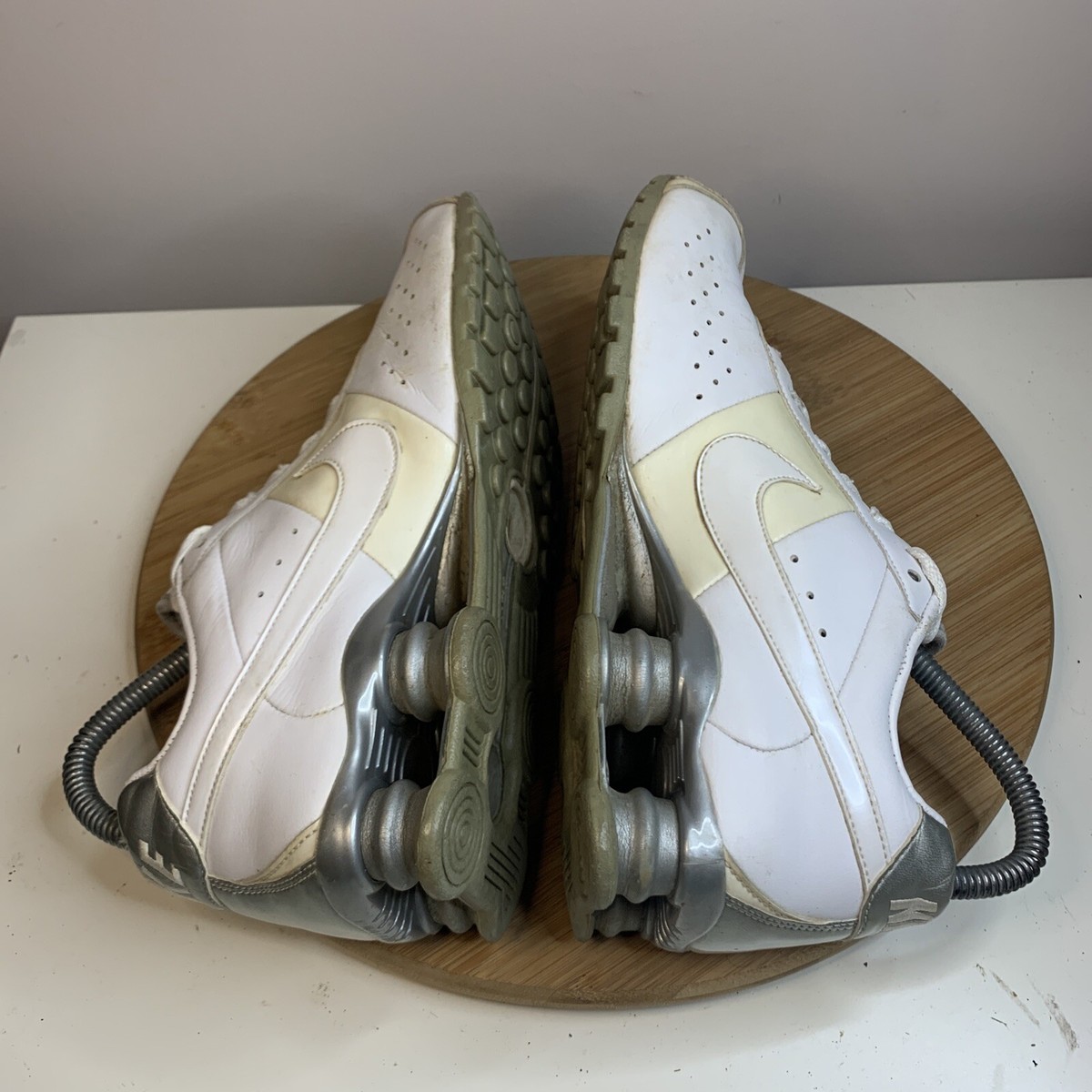 Nike Shox ホワイト/シルバー Size 8.5 - Nike Shox Classic 2 White Silver W for sale