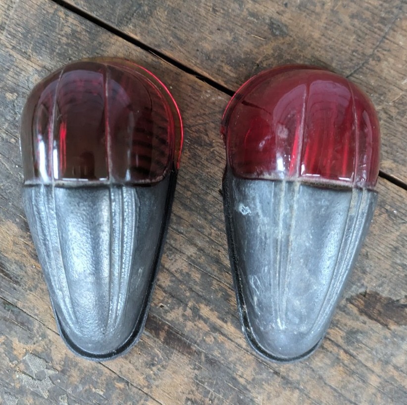Pair Vintage Cats Eye Lens Red | eBay