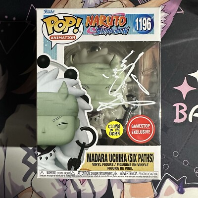 Madara Uchiha (Six Path) Funko Pop GITD Signed JVA COA-SWAU w/7BAP Armor