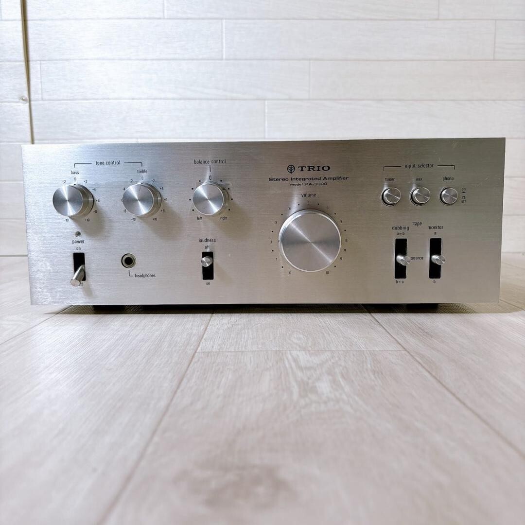 KENWOOD TRIO KA-3300 Stereo Premain Amplifier Working