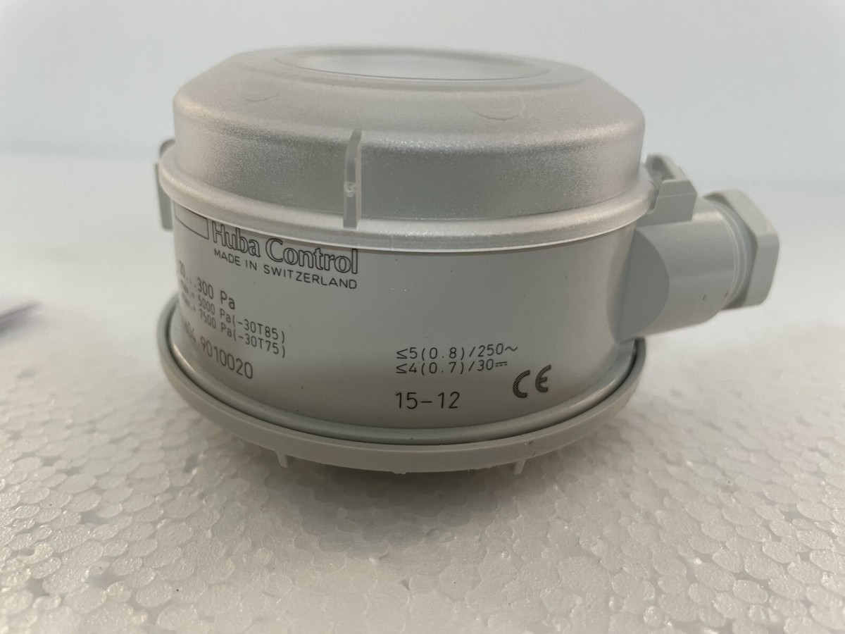 HUBA CONTROL Type 604 Differential Pressure Switch 604.9010020 20-300 Pa DTV200 | eBay
