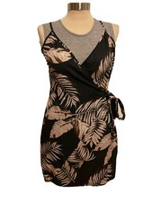 ChicMe Faux Wrap Floral Print Mini Dress Size Medium 