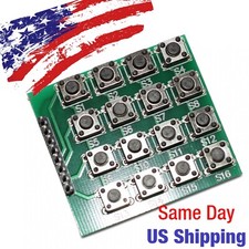 Matrix Keypad 4x4 16 Button Keyboard Module Matrix Array Momentary Switch - USA!