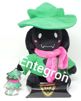 Deltarune Ralsei Plush Plushie + Removable Glasses Scarf Hat 12